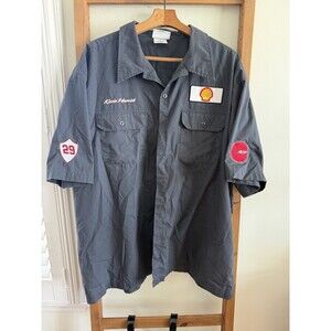VINTAGE NASCAR RACING KEVIN HARVICK EMBROIDERED SHELL PIT CREW SHIRT 2XL